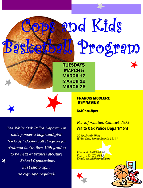 Cops and Kids Basketball Program